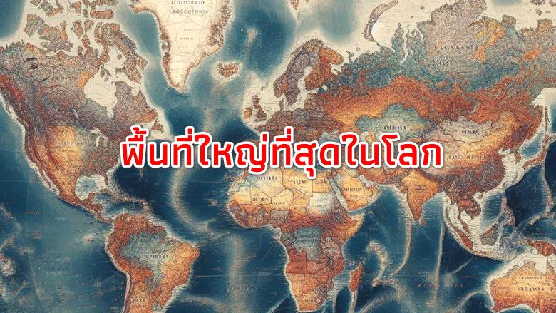5 ประเทศ ที่มีพื้นที่มากที่สุดในโลก