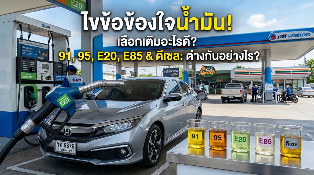 ความแตกต่างของน้ำมันเชื้อเพลิง