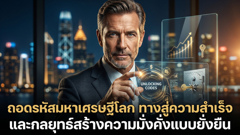 ถอดรหัสมหาเศรษฐีโลก ทางสู่ความสำเร็จ และกลยุทธ์สร้างความมั่งคั่งแบบยั่งยืน