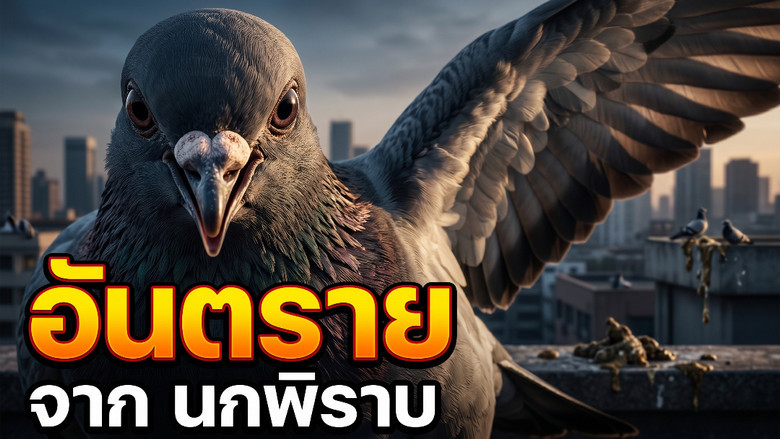 อันตรายจากนกพิราบ ภัยเงียบร่วมชายคาและโรคร้ายที่แฝงตัวมากับความเคยชิน