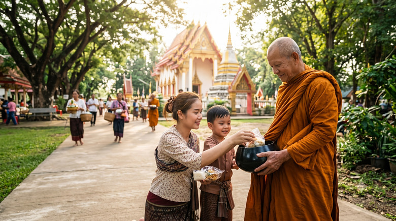 ชาวพุทธตักบาตร