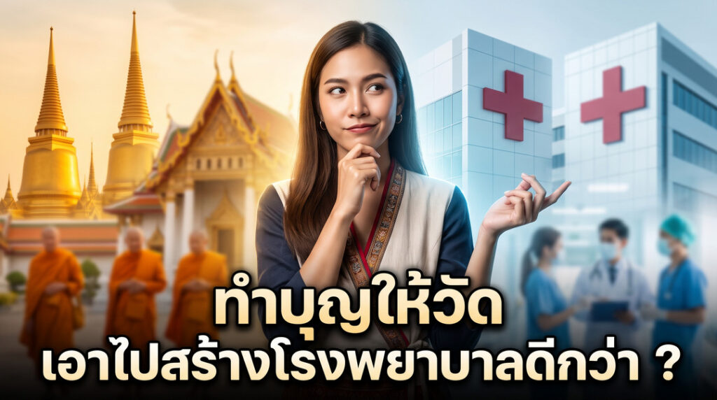 ทำบุญให้วัด เอาไปสร้างโรงพยาบาลดีกว่า ?